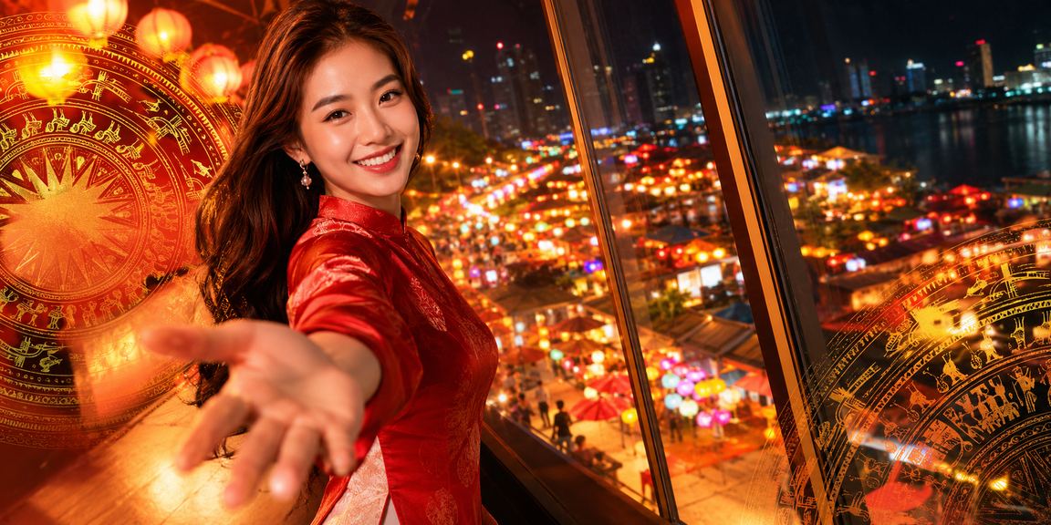 Người dùng tại chợ đêm Nha Trang truy cập nền tảng cá cược trực tuyến trên điện thoại